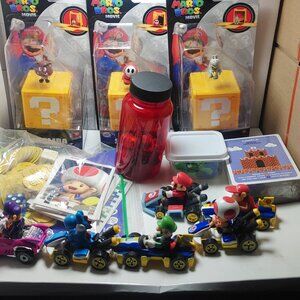 Large mario set toy lot sale